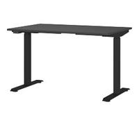 GERMANIA GW-Mailand Height Adjustable Sit Stand Desk Graphite T-Foot 1,200 (W) x 800 (D) x 1,200 (H) mm Chipboard, Metal