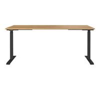 GERMANIA GW-Mailand Height Adjustable Sit Stand Desk T-Foot 1,800 (W) x 800 (D) x 1,200 (H) mm Chipboard, Metal