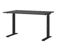 GERMANIA GW-Mailand Office Desk Graphite C-Foot 1,200 (W) x 800 (D) x 910 (H) mm Chipboard, Metal