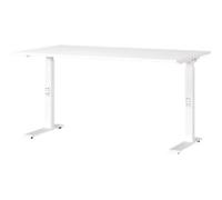 GERMANIA GW-Mailand Office Desk White C-Foot 1,400 (W) x 800 (D) x 910 (H) mm Chipboard, Metal