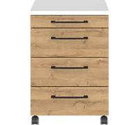GERMANIA PROFI 2.0 Mobile Pedestal 4 Drawers 420 x 490 x 610 mm Oak