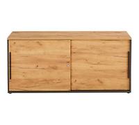 GERMANIA RENTON Cabinet Lockable 160 x 40 x 74 cm Graphite Navarra Oak Repro