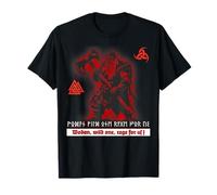Germanic Berserker Wodan Odin Futhark Font Runes Vikings T-Shirt