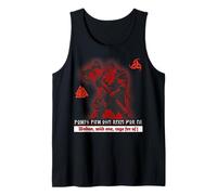Germanic Berserker Wodan Odin Futhark Font Runes Vikings Tank Top