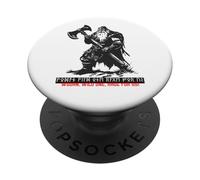 Germanic Berserker Wodan Odin Futhark Runes Font Vikings PopSockets Adhesive PopGrip