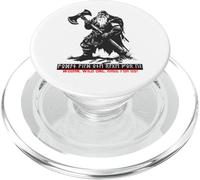 Germanic Berserker Wodan Odin Futhark Runes Font Vikings PopSockets PopGrip for MagSafe