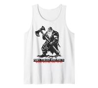 Germanic Berserker Wodan Odin Futhark Runes Font Vikings Tank Top