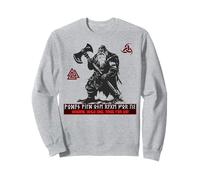 Germanic Berserker Wodan Odin Futhark Runes Vikings Font Sweatshirt