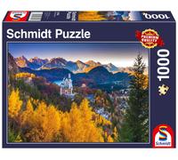 GermanPuzzle 1000 PQ Autumn at Neuschwanstein Castle Germany 111713