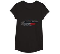Germans for Men Autobahn Soul Car Enthusiast Gift T-Shirt, Girls, Black, XS