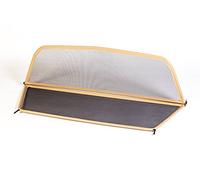 GermanTuningParts Wind Deflector for BMW E46 (2000-2007) - Foldable - with Quick Fastener - Beige | Windstop | Wind Blocker