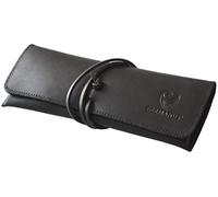 GERMANUS Leather Pencil Case Strap - Made in EU (Black)