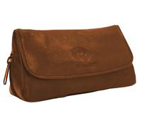 GERMANUS Lorenz Leather Tube Cover for 2 Tubes Brown
