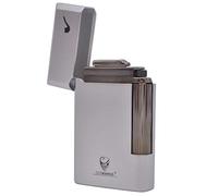 GERMANUS Pipe Lighter Solid Metal Silver