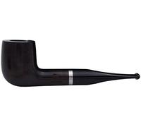 GERMANUS Pipe Set, Billiard 153 - Made in Italy - Straight waxed in a set with a pipe bag, pipe set, pipe cleaner, filter