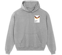 Germany 1990 Classic Football Shirt Colours Frame Men's Hoodie - Gray / L