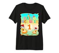 Germany 1st Grade Chicken German First Day of School Premium T-Shirt