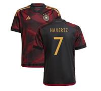 Germany 2022-2023 Away Shirt HAVERTZ 7 in Black | Size: Small Germany Black S