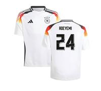 Germany 2024/25 Home Shirt Adeyemi 24 in White | Size: 15-16 Years Germany White 15-16 Years