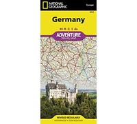 Germany Adventure Map by National Geographic - Waterproof Travel Map with Roads, Railways & Cultural Sites - Foldable Map for Berlin, Bavaria, the ... Map (National Geographic Adventure Map)