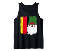 Germany Algeria Half Flag German Algerian Heritage Tank Top