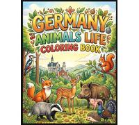 Germany Animals Life Coloring Book