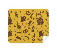 Germany Berlin Culture Custom Pattern Phone Screen Cleaner Glasses Cleaning Cloth 2pcs Suede Fabric