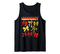 Germany Bow German Flag Apparel Women Girls Central Europe Tank Top