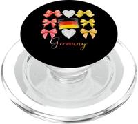 Germany Bow German Flag Souvenir Women Girls Central Europe PopSockets PopGrip for MagSafe