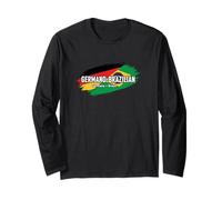 Germany Brazil Flag Pride Heritage Fans Long Sleeve T-Shirt