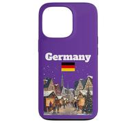 Germany Christmas market lover travel souvenir German flag Case for iPhone 13 Pro