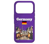 Germany Christmas market lover travel souvenir German flag Case for iPhone 17 Pro