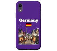 Germany Christmas market lover travel souvenir German flag Case for iPhone XR
