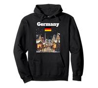 Germany Christmas market lover travel souvenir German flag Pullover Hoodie