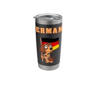 Germany Dachshund/Germany Fan Stainless Steel Insulated Tumbler