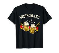 Germany Deutschland Flag Oktoberfest Drinking Festival Value Graphic T-Shirt