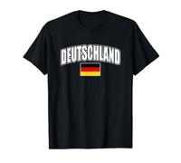 Germany Deutschland German Value Graphic T-Shirt, Men, Black, S