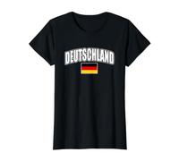 Germany Deutschland German Value Graphic T-Shirt, Women, Black, L