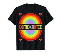 Germany Diversity Election Vote German Democracy Value Graphic T-Shirt, Men, Black, L