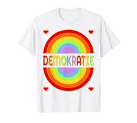 Germany Diversity Election Vote German Democracy Value Graphic T-Shirt, Men, White, M