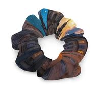 Germany Dresden During Twilight Hour Hair Ties Elastic Hair Bands Cute Ponytail Holders for Thick Or Thin Hair