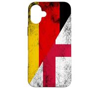 Germany & England Flags - German English Case for iPhone 16 Plus