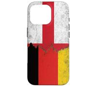 Germany & England Flags - German English Case for iPhone 16 Pro