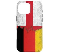 Germany & England Flags - German English Case for iPhone 16 Pro Max