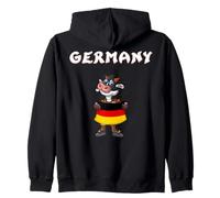 Germany Fan / German Cow Zip Hoodie