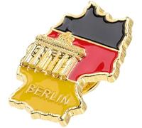 Germany Flag Brooch Pin Alloy Lapel Accessory for Display