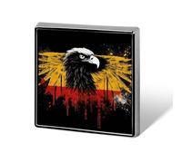 Germany Flag Eagle Lapel Pin for Men Brooches And Pins for Women Square Metal Badge for Shirts, Jackets, Hats | Durable Fashion Accessory & Gift for Men, Women, Events