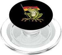Germany Flag Frog German Pride Deutschland PopSockets PopGrip for MagSafe