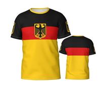 Germany Flag German 3D Printed Patriotic T Shirt Tees Tops Sport Soccer Shirts Multicolor