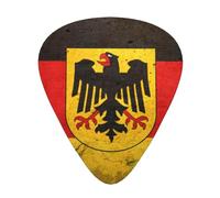 Germany Flag Guitar Pick 12 Packs Guitar Plectrums Best Musical Gift Including 0.46mm/0.71mm/0.96mm